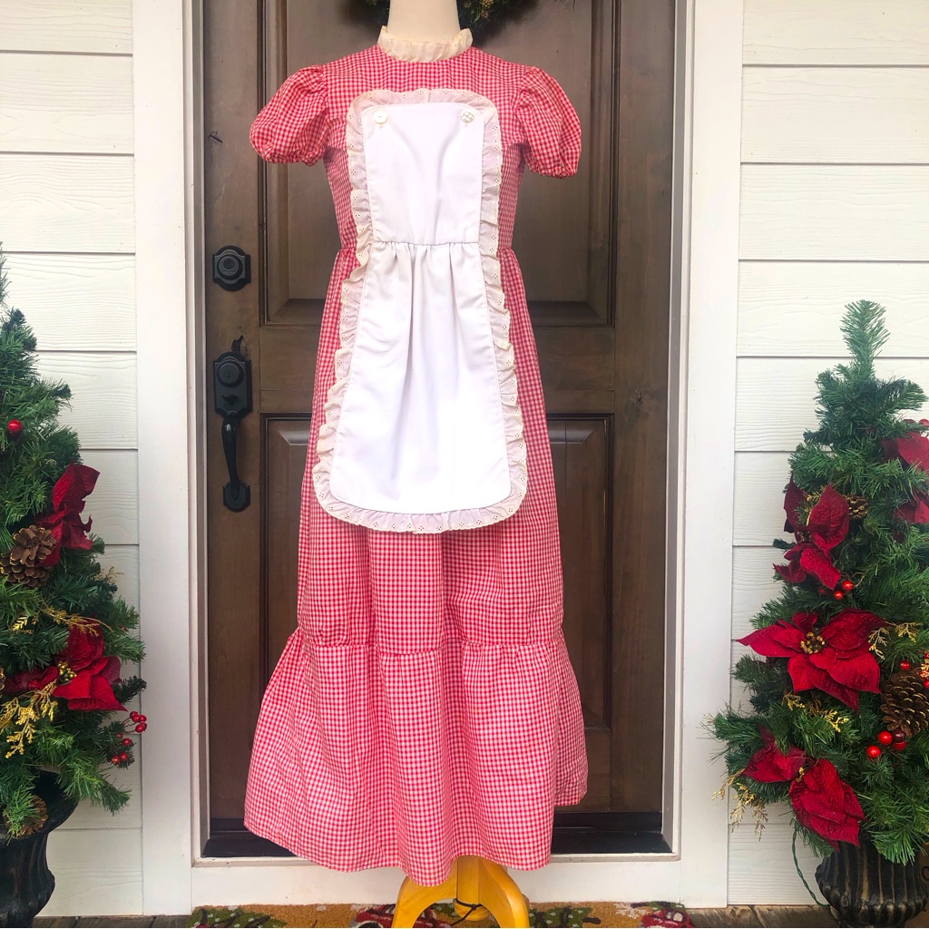 Vintage Handmade Gingham Dress